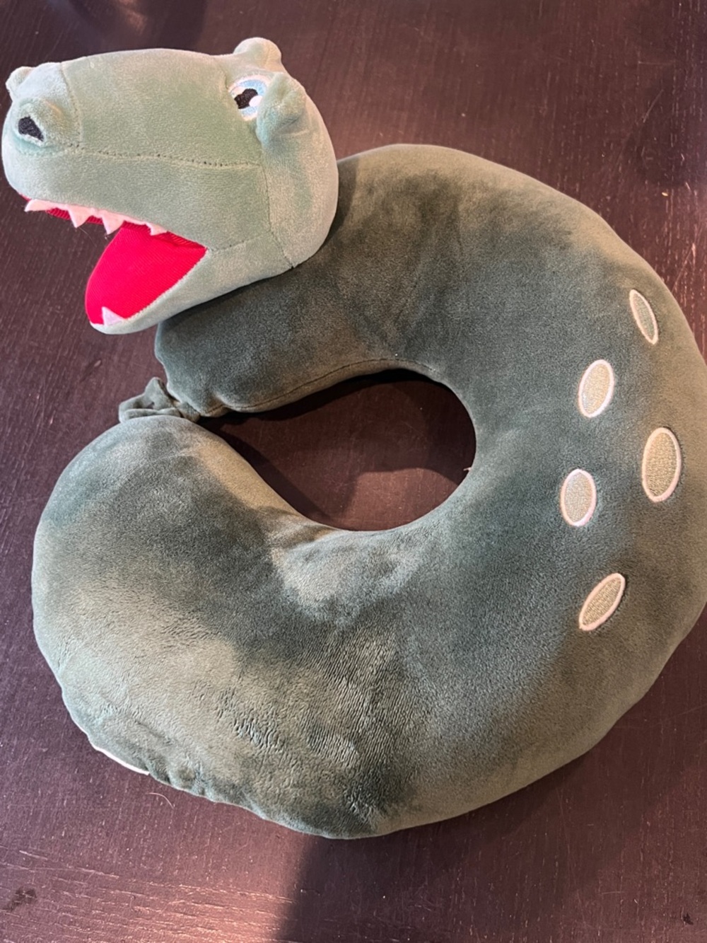 Green Plush alligator 🐊 Neck Pillow